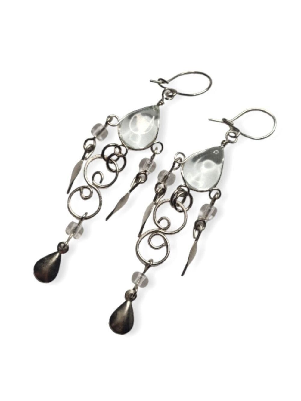 PERUVIAN Alpaca Silver Earrings Boho